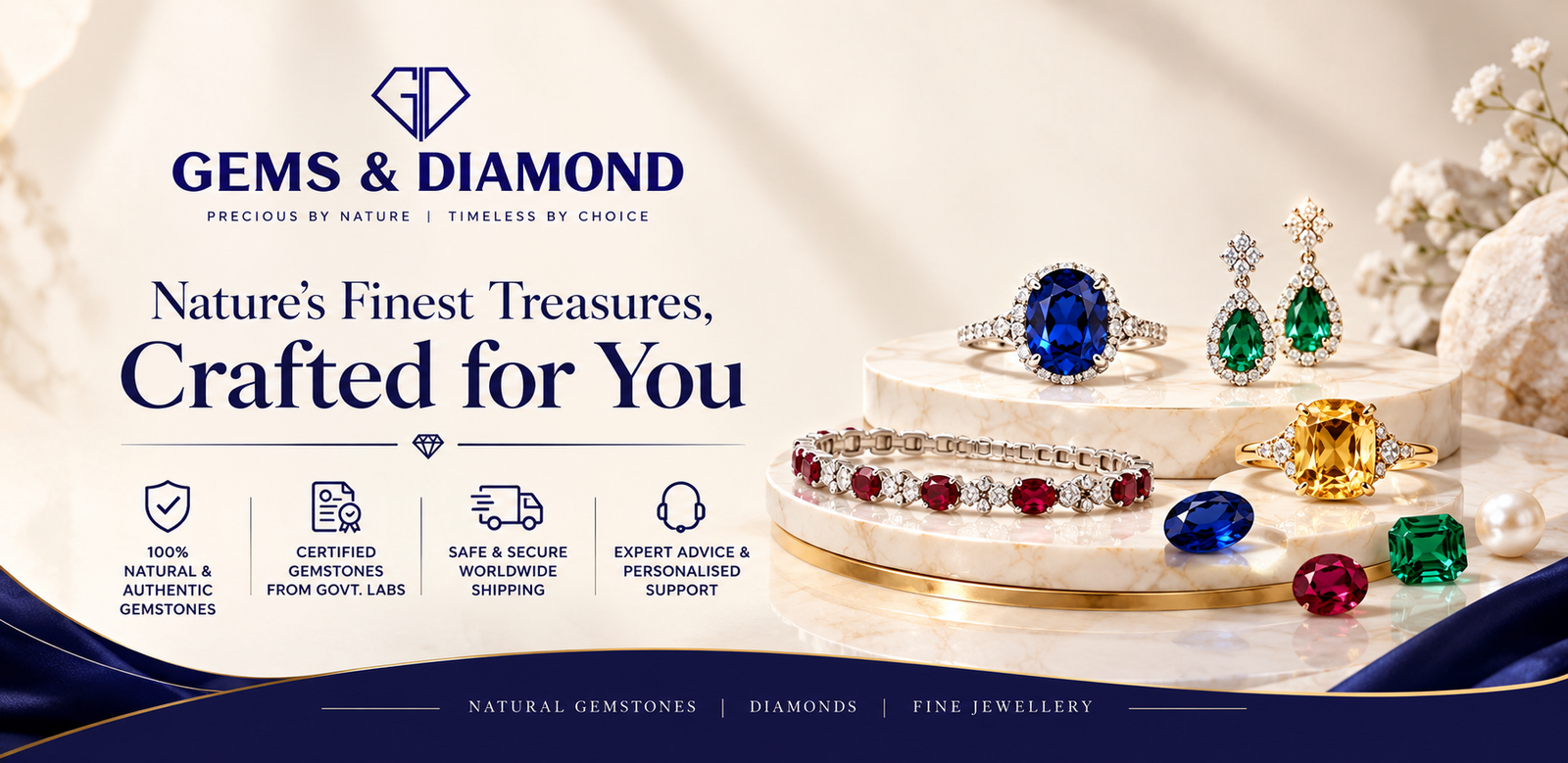 Gems N Diamond banner