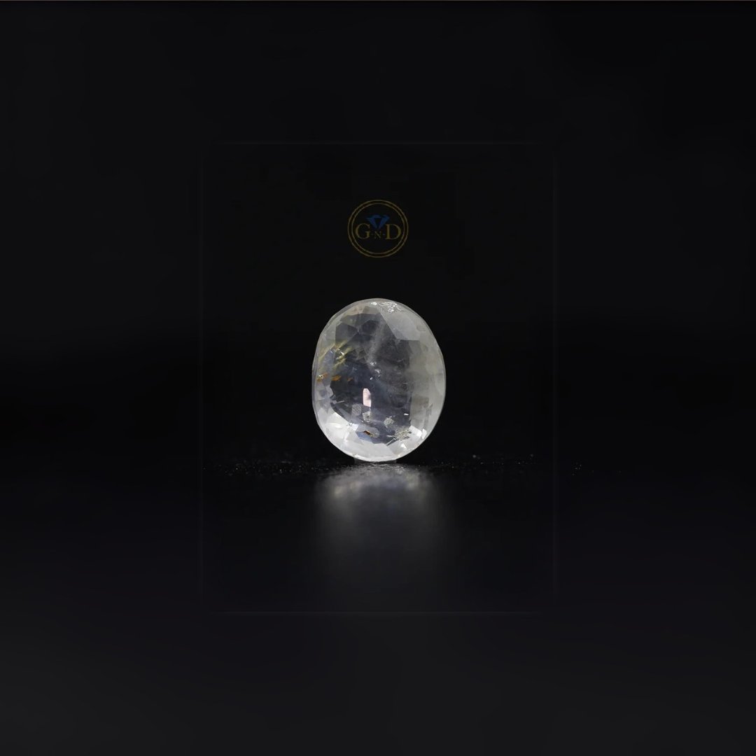 White Sapphire – 4.27 Carat ( 4.69 Ratti )