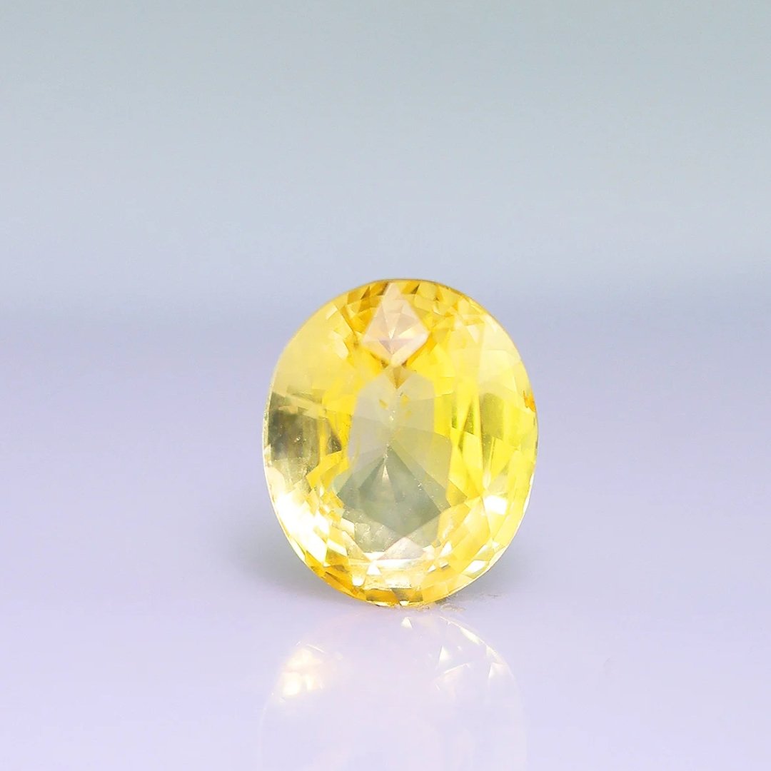 NATURAL YELLOW SAPPHIRE – 9.09CT