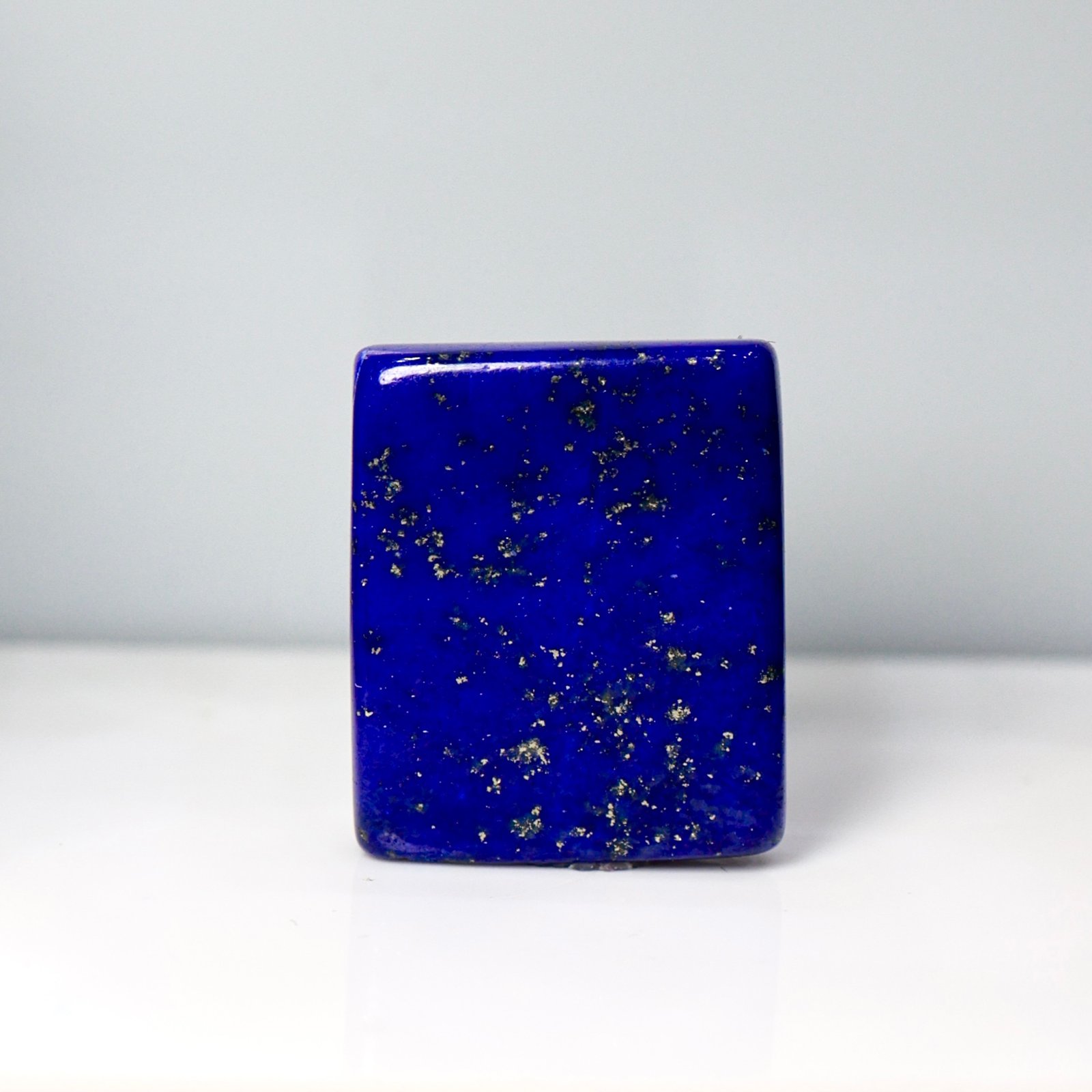 11.43 Ct Royal Blue Natural Lapis Lazuli | Fine Quality Untreated Square Cut Gem