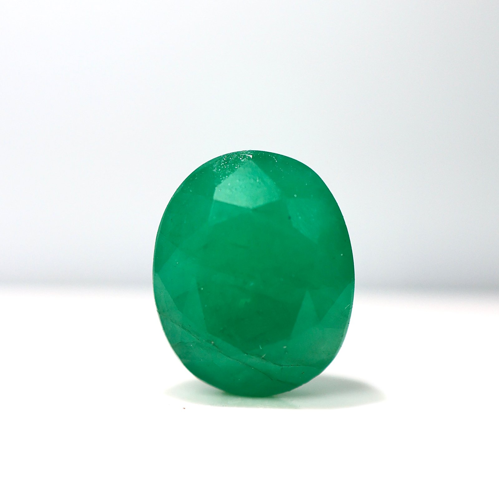 Natural Brazilian Emerald 4.25CT Oval Cut | Unheated & Untreated Certified Loose