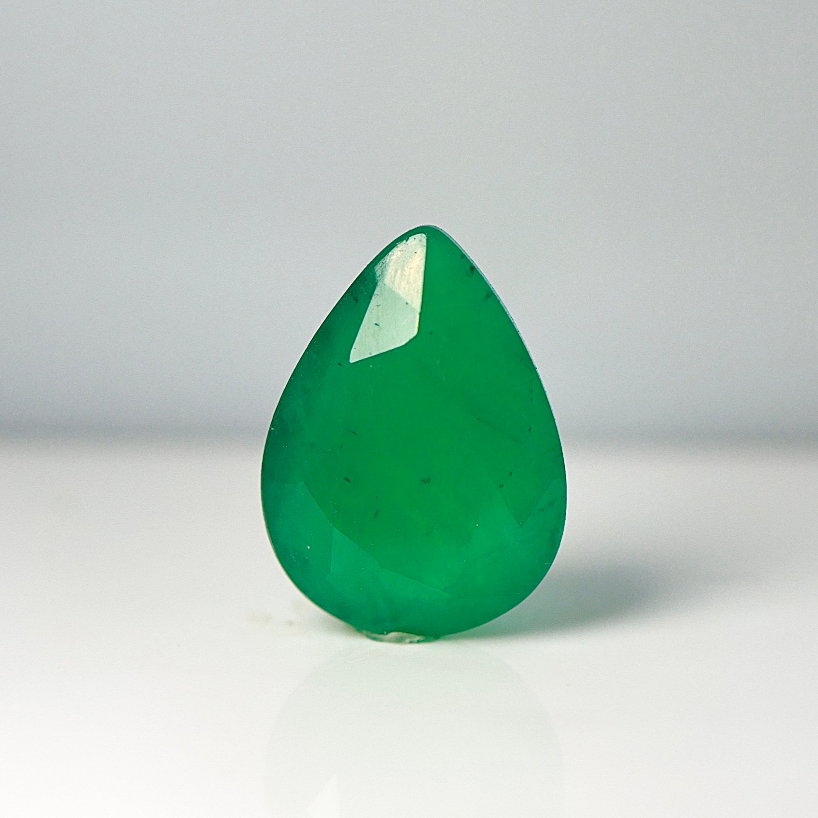 Natural Brazilian Emerald 4.23CT Pear Cut | Unheated & Untreated Certified Loose
