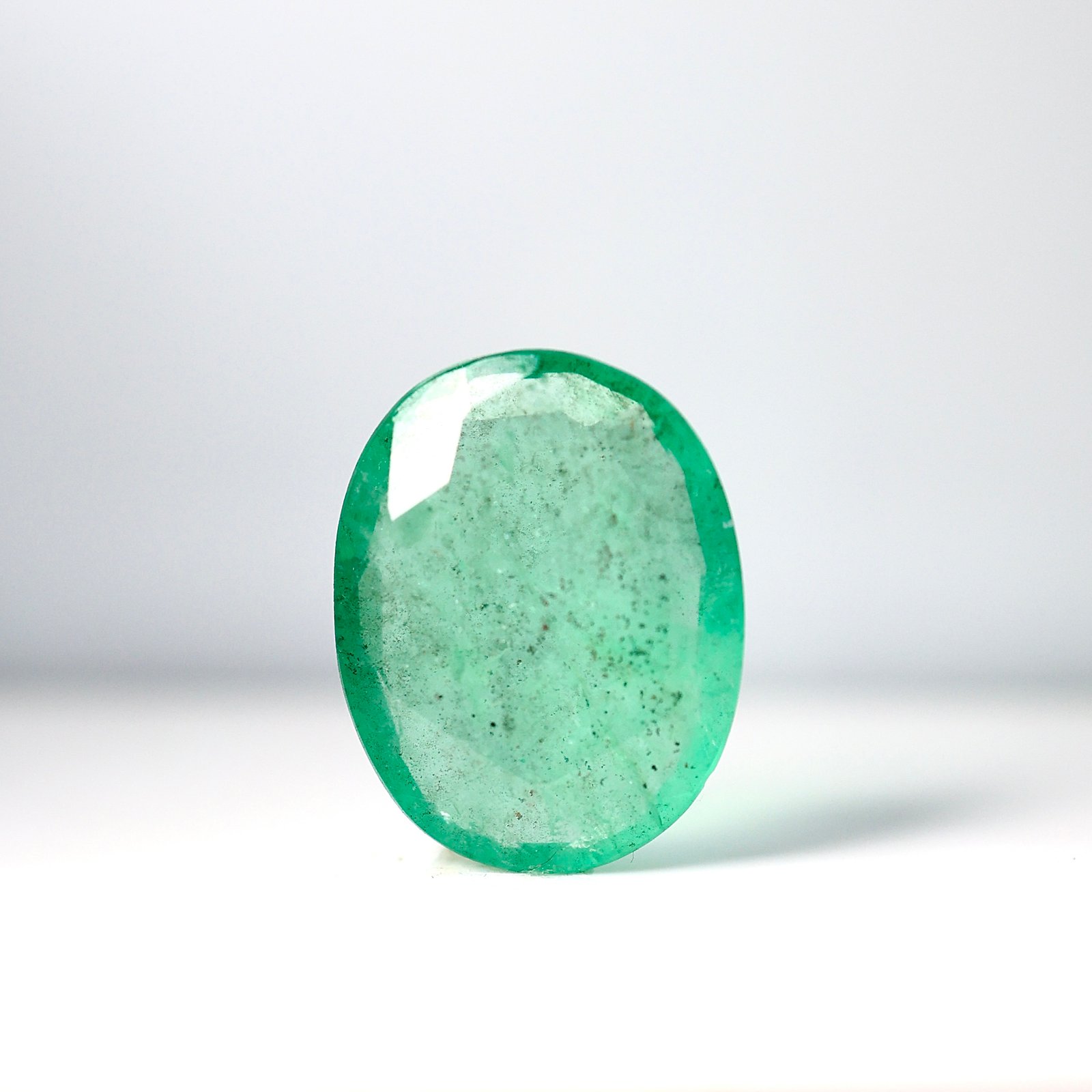 Natural Brazilian Emerald 4.26CT Oval Cut | Unheated & Untreated Certified Loose
