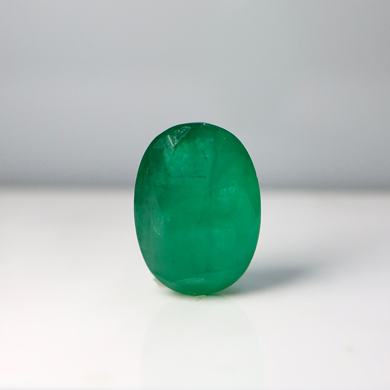 3.80CT Natural Brazilian Emerald Oval Cut | Unheated & Untreated Certified Loose