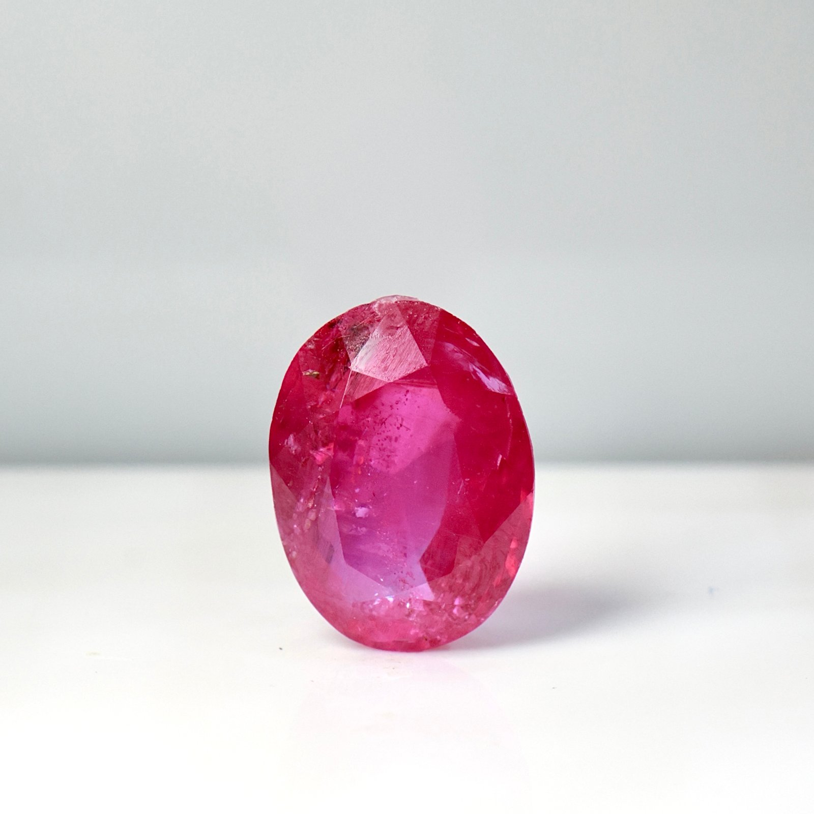 4.06CT Natural Burma Ruby Oval Cut | Unheated & Untreated Certified Loose Gemsto