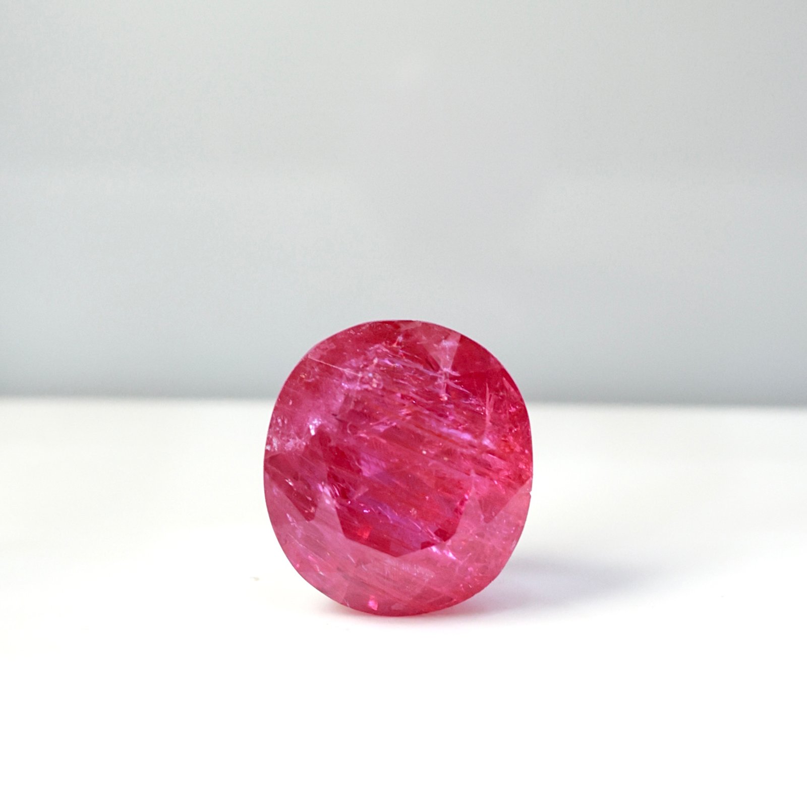 4.18CT Natural Burma Ruby Oval Cut | Unheated & Untreated Certified Loose Gemsto