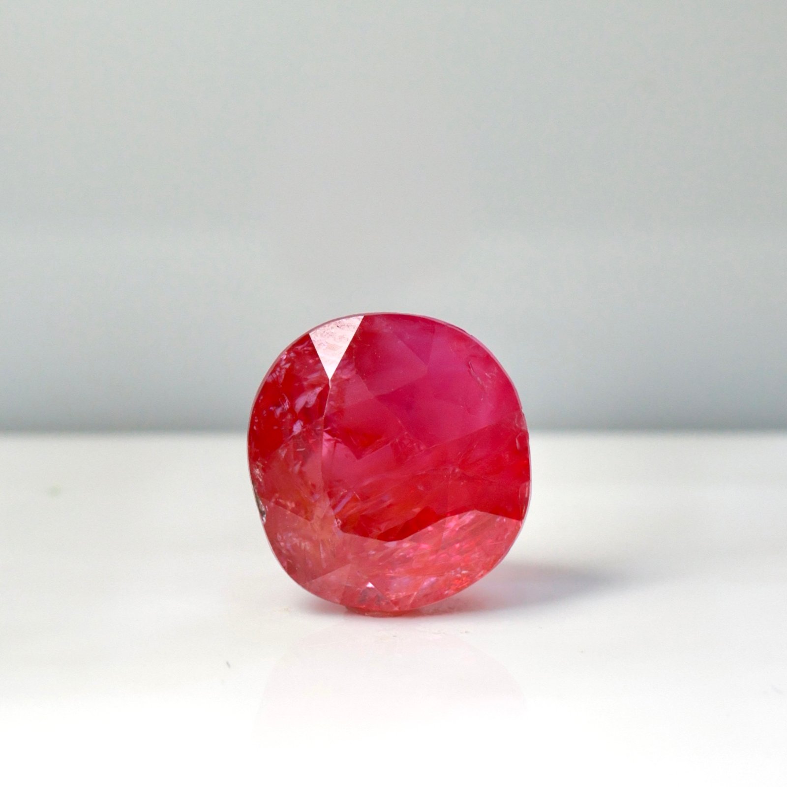 5.13CT Natural Burma Ruby Oval Cut | Unheated & Untreated Certified Loose Gemsto