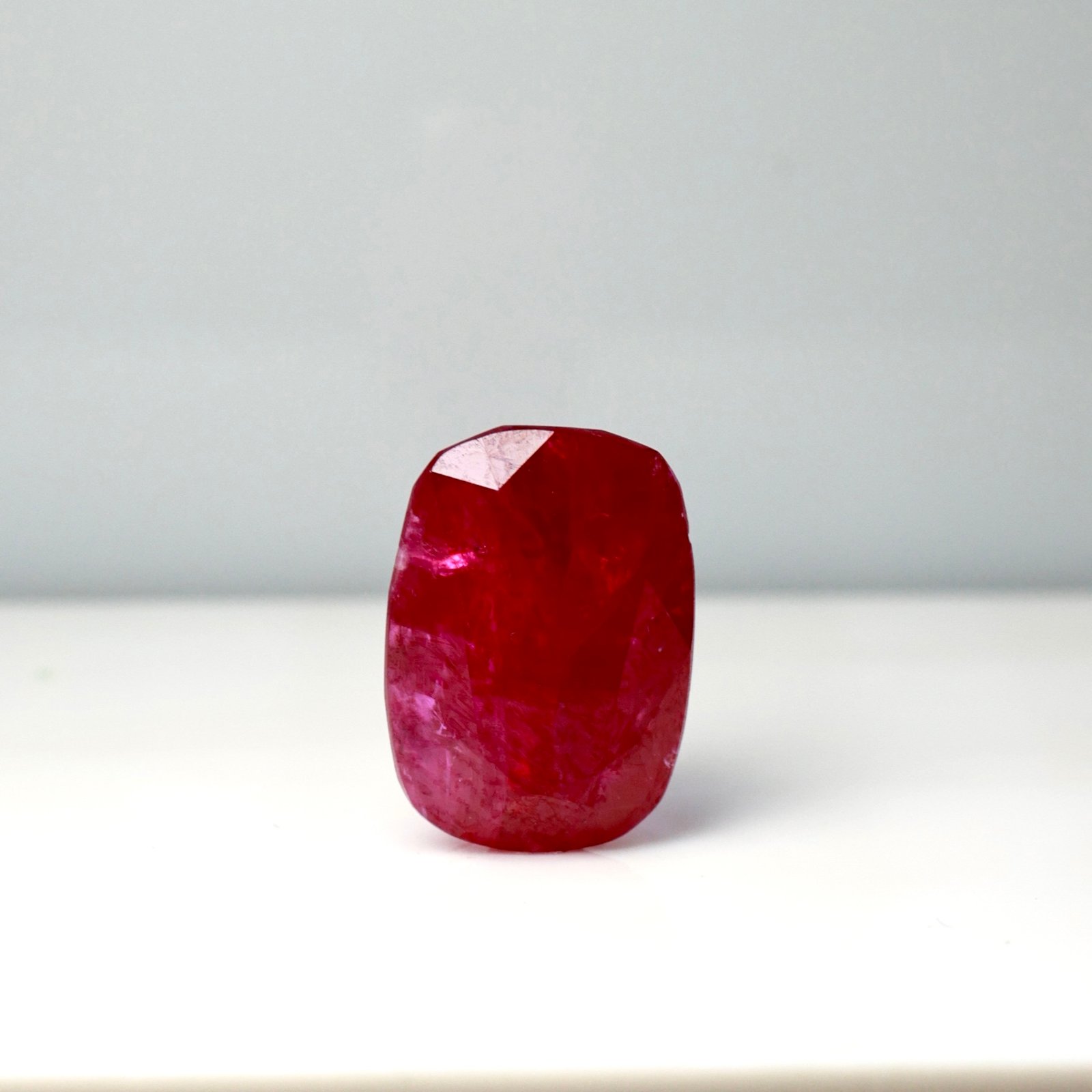 5.98CT Natural Burma Ruby Cushion Cut | Unheated & Untreated Certified Loose Gem