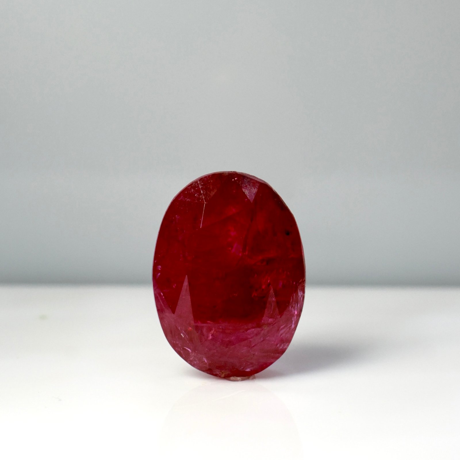 4.79CT Natural Burma Ruby Oval Cut | Unheated & Untreated Certified Loose Gemsto