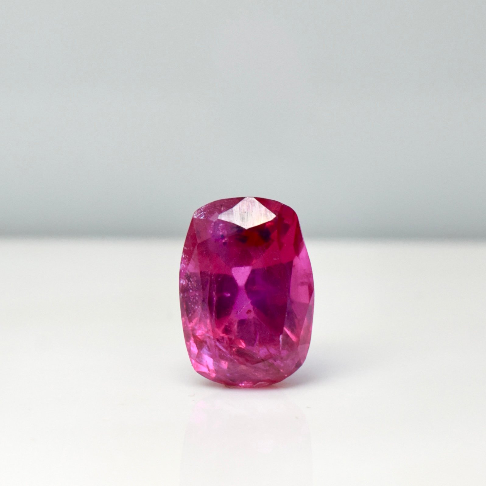 1.50CT Natural Afghan Ruby Cushion Cut | Unheated & Untreated Certified Loose Ge