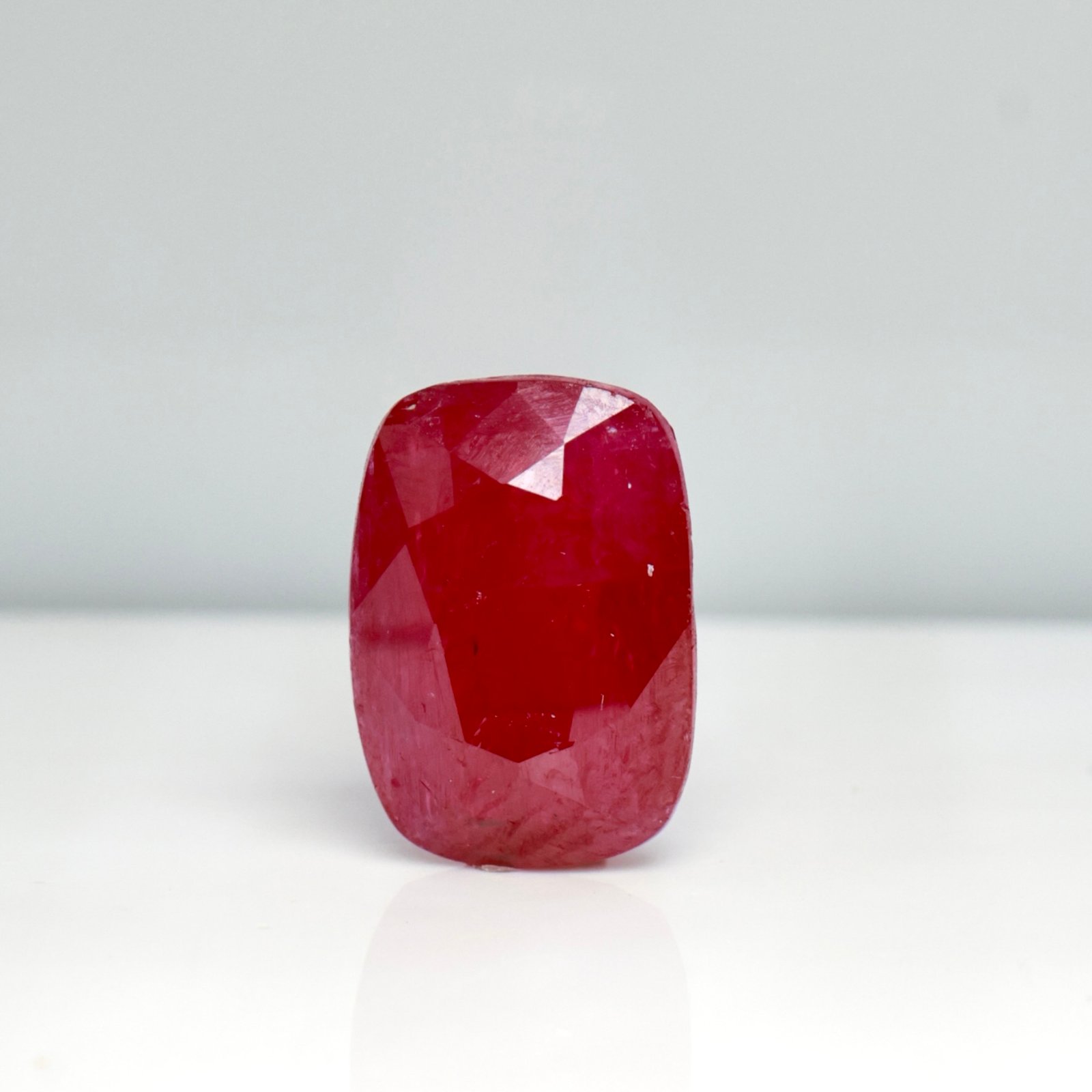 4.56CT Natural African Ruby Cushion Cut | Unheated & Untreated Certified Loose G