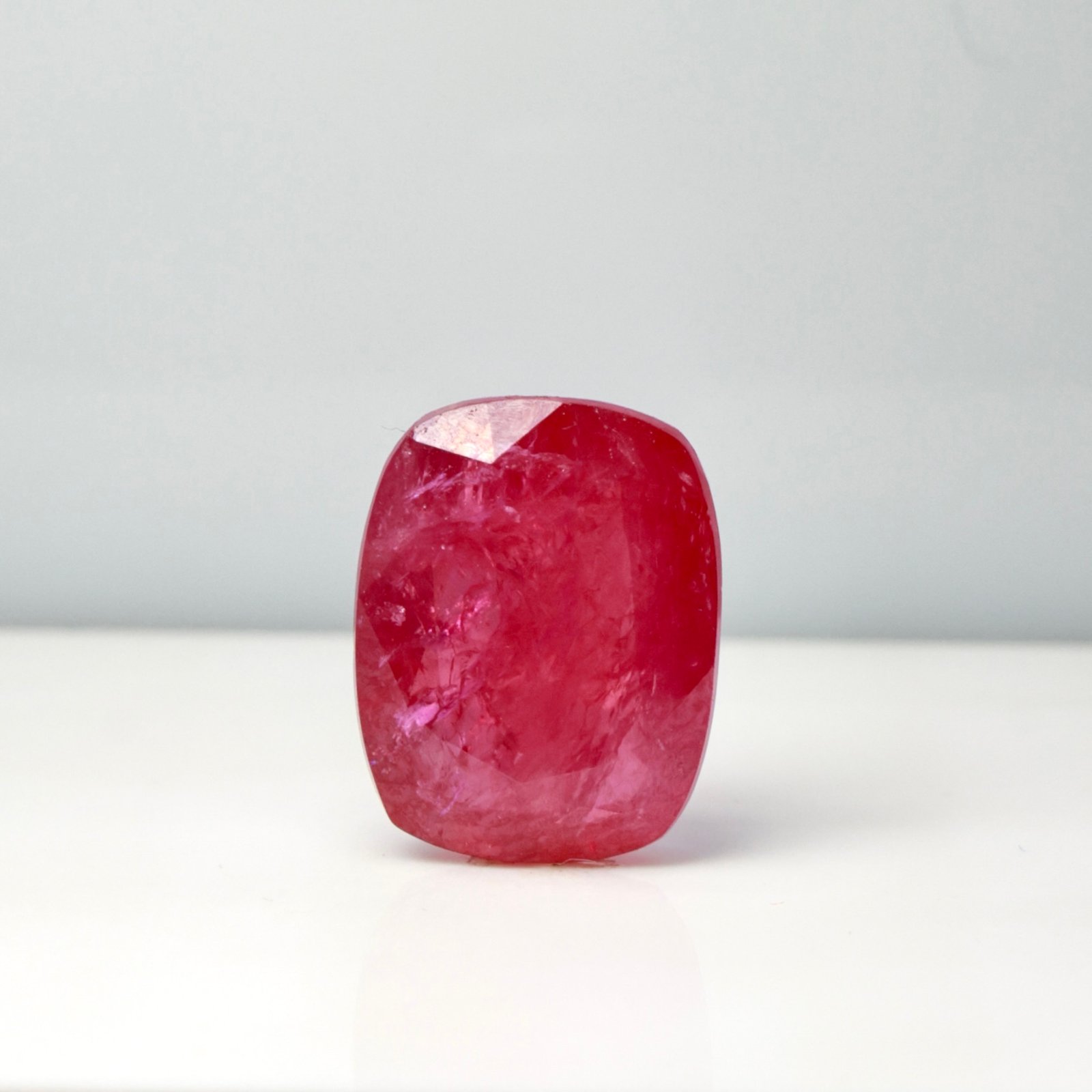 6.35CT Natural Tajikistan Ruby Cushion Cut | Unheated & Untreated Certified Loos