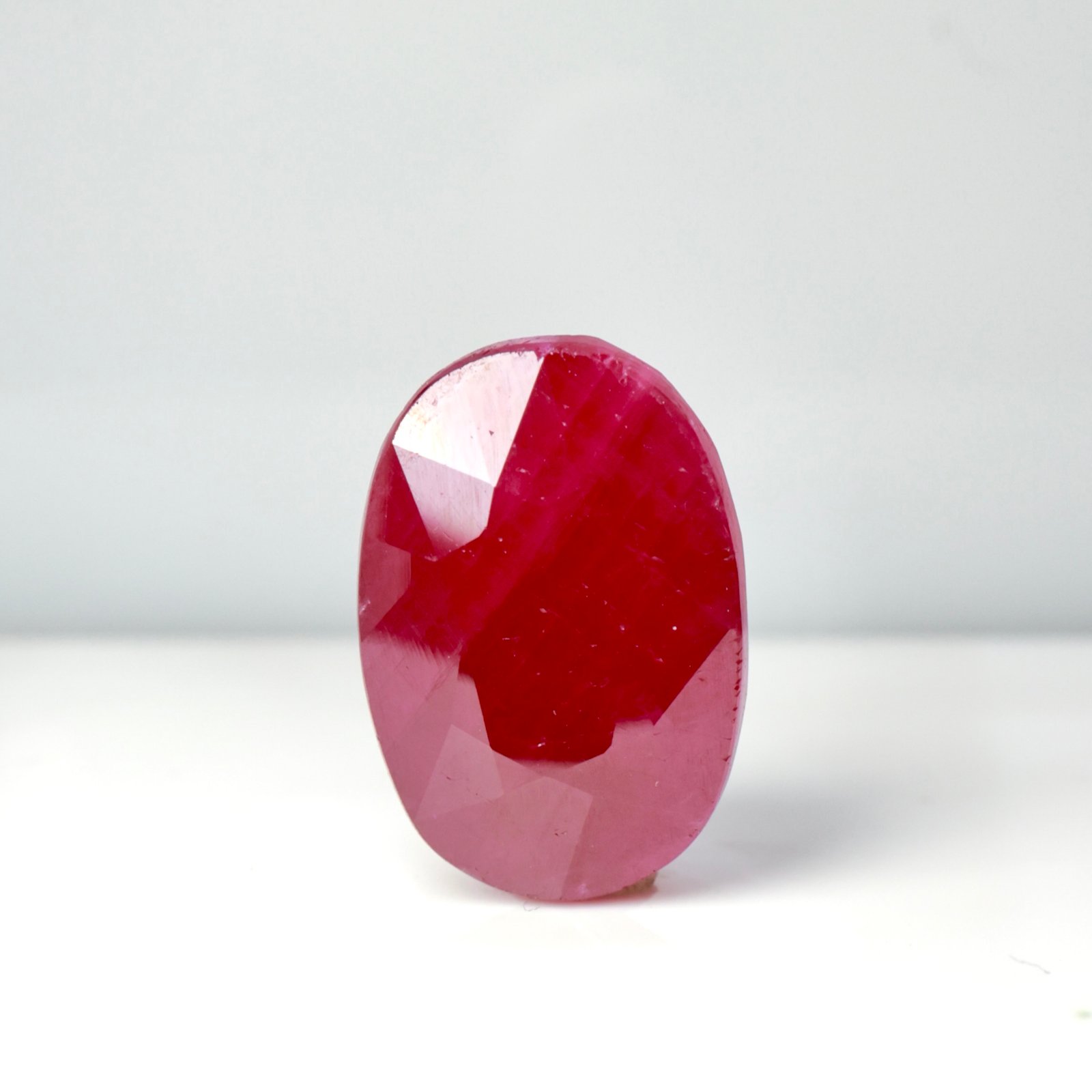 9.03CT Natural Indian Ruby Oval Cut | Karur Mines | Unheated & Untreated