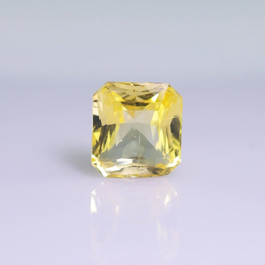 NATURAL YELLOW SAPPHIRE – 7.14CT
